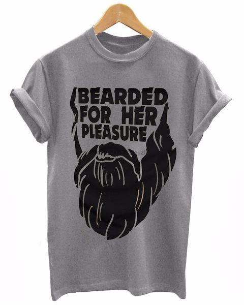 

new slim o neck tee shirt bearded for her pleasure mens grooming beard t shirt printing sweatshirt