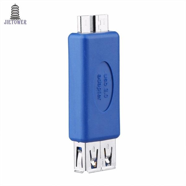 

300pcs/lot high-speed standard usb 3.0 type a female to micro b male connector converter adapter note3 otg