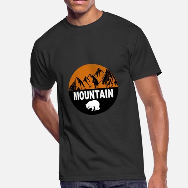 

mountains wilderness and the bears t shirt men anti-wrinkle short sleeve plus size 3xl outfit anti-wrinkle new style spring autumn shirt