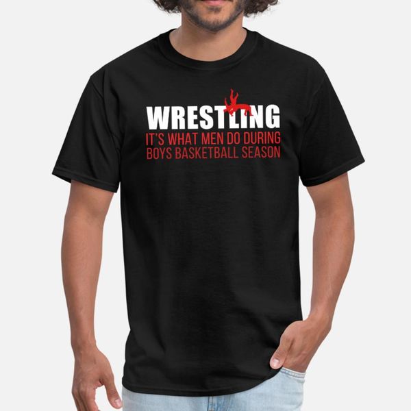 

wrestling boys season wrestler t shirt men print cotton s-xxxl trend loose humor summer outfit shirt