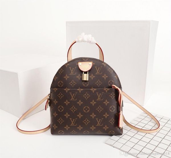 

designer shell bag lady fashion old printed canvas backpack europe and america luxury natural wind classic backpack 44677