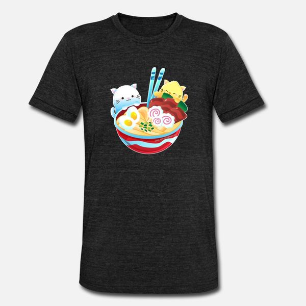 

cat ramen noodles t shirt men printed cotton s-xxxl natural sunlight basic spring outfit shirt