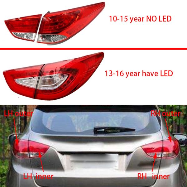 

1pcs for ix35 10-16 rear right left side tail light brake lamp reversing light