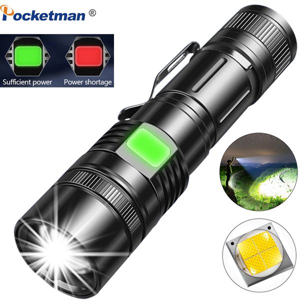 

ultra powerful 8000lums tactical led usb rechargeable super bright xhp70 camping, fishing light 18650 zoom torch