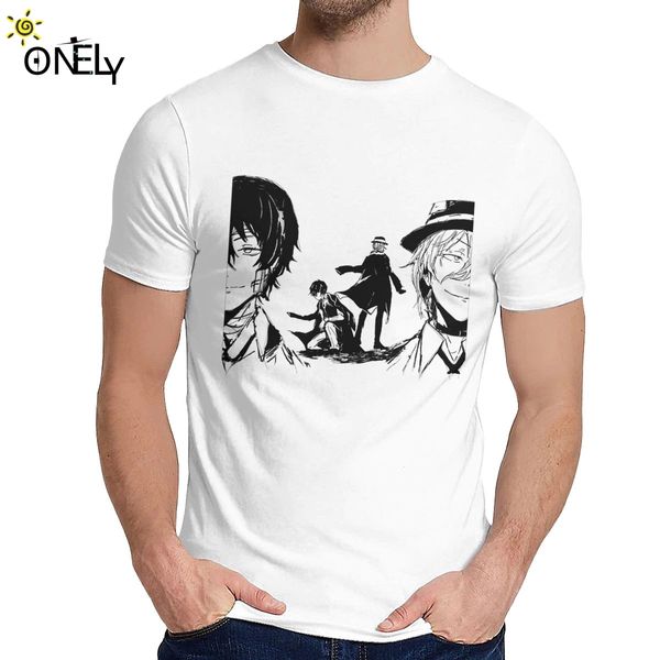 

for male t shirt bungou stray dogs chuuya bungo anime soft graphic crewneck hip hop t shirt