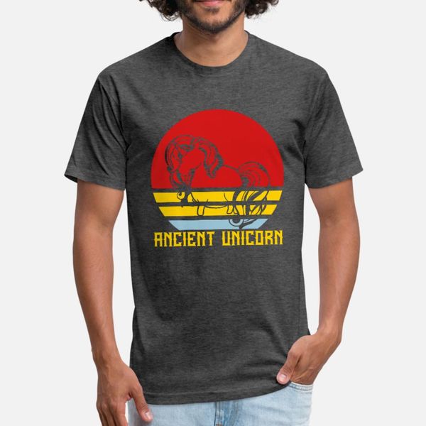 

древний unicorn vintage sunset т рубашки мужские designs хлопка o шеи уникальный fit повседневный летний новизна рубашку