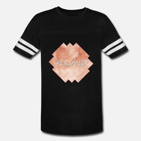 

poland t shirt men print cotton euro size s-3xl leisure loose casual summer novelty shirt