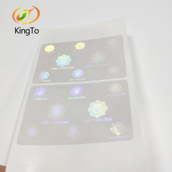 

customized 3d laser security hologram patch film overlay sticker