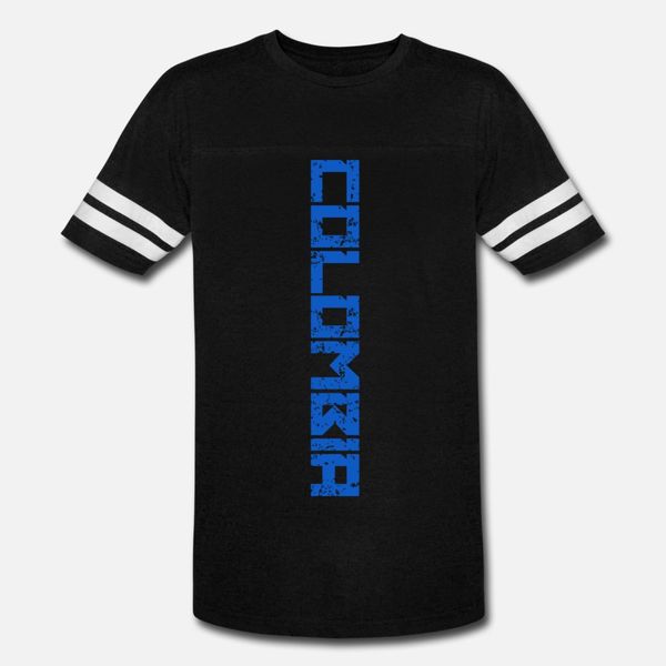 

colombia t shirt men knitted tee shirt crew neck sunlight authentic spring autumn formal shirt, White;black