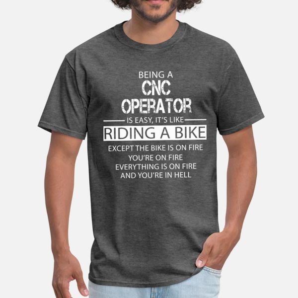 

cnc operator t shirt men printing short sleeve euro size s-3xl slim interesting basic summer original shirt