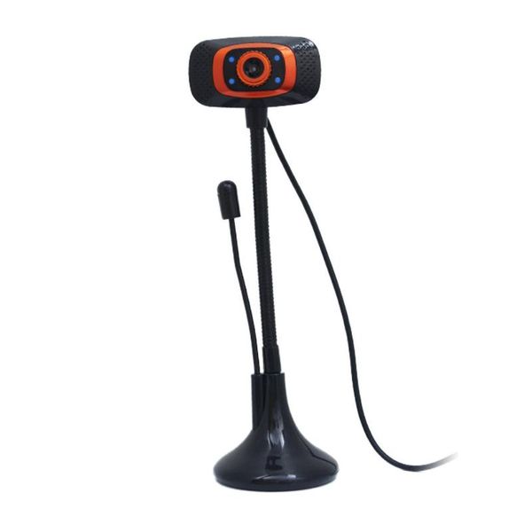 

hd usb webcam camera with microphone for desklappc computer drive-live video youtube xbox skype tablet rotatable