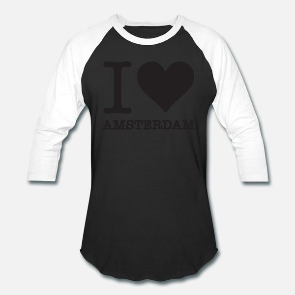 

my love is amsterdam t shirt men personalized cotton plus size 3xl natural famous fashion spring autumn pattern shirt