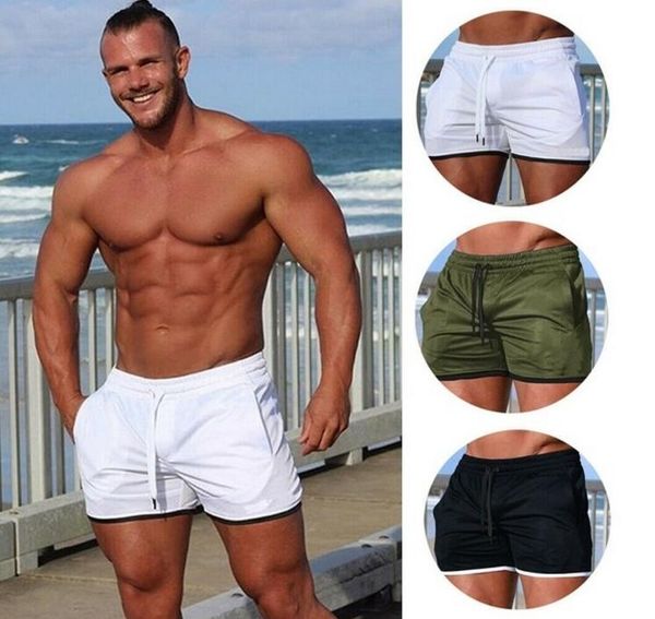 

mens swimwear swim shorts trunks beach board shorts swimming pants swimsuits mens running sports surfing shorts training gym joggers short