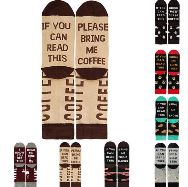 

mens letter printed panelled color breathable socks brand new socks fashion personality designer socks womens and, Black;white
