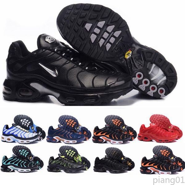 

men zapatillas tn sneakers chaussures homme men basketball shoes mens mercurial tn running shoes pi01, Black