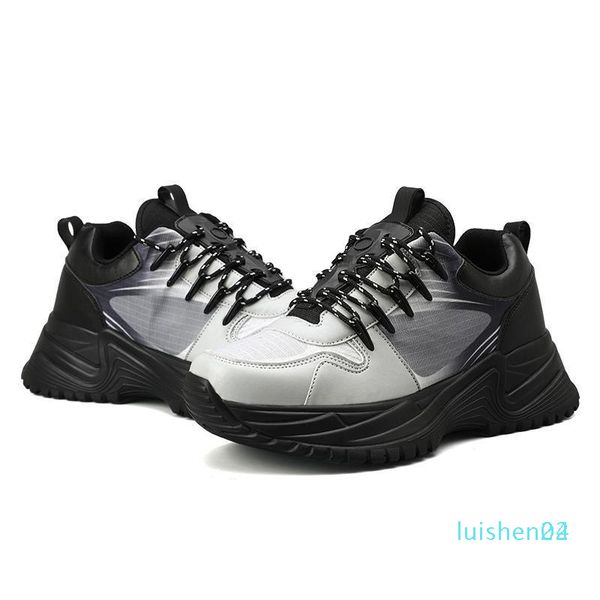

fashion tripler luxury run away pulse men triple-s indoor soccer designer oxford tennis shoe platform trainers casual sneakers l24, Black