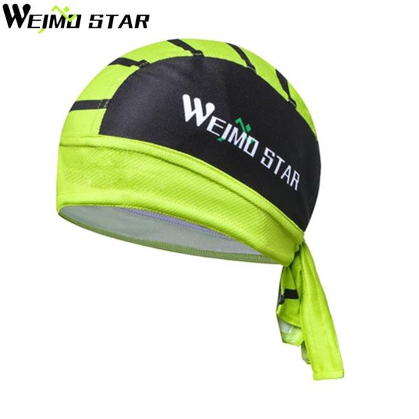

weimostar team bicycle team cycling cap bandana ciclismo bike headwear cap outdoor riding headband pirate scarf hat sunscreen, Black