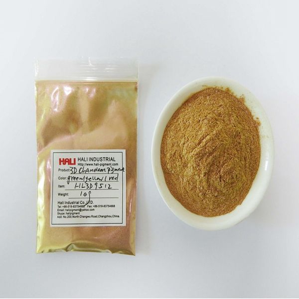 

3d chameleon magnetic pigment,chameleon stereoscopic pigment,three-dimensional pigment,item:hl3d9512,1 lot=10g.., Silver;gold