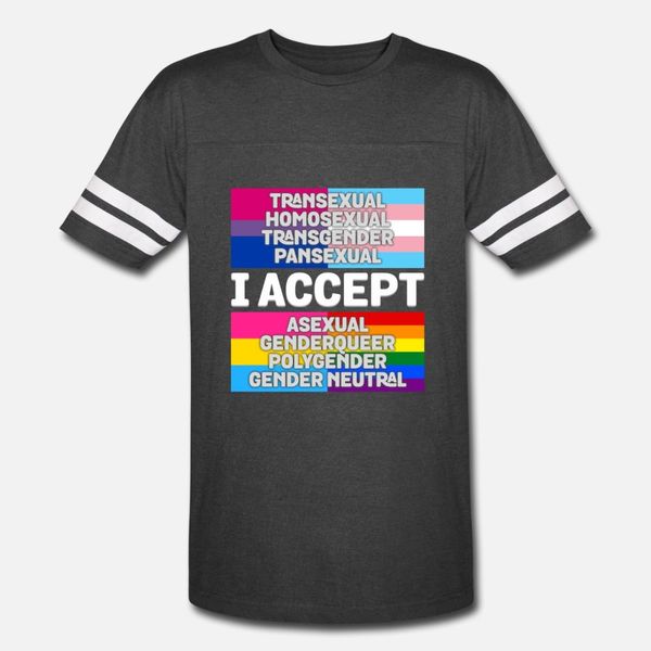 

i accept all genders and orientations t shirt men print cotton o-neck male loose authentic spring autumn unique shirt