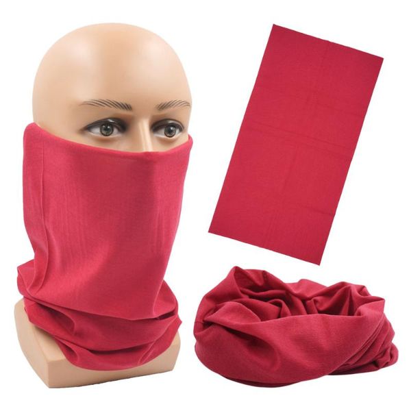 

polyester sport bandana mask tube cover neck gaiter cycling fishing biker outdoor headband scarf acces, Black