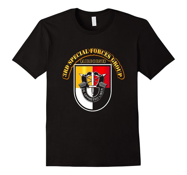 

2019 new summer cool tee shirt 3rd special forces group tshirt funny t-shirt