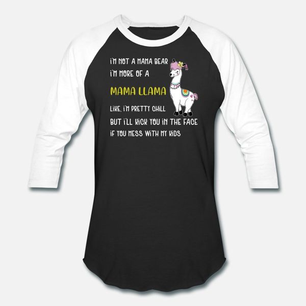 

i'm more of mama llama funny t shirt men designer tee shirt o neck solid color interesting basic summer kawaii shirt