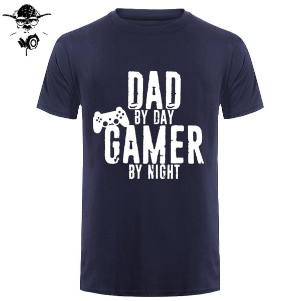 

funny men t shirt men novelty tshirt dad by day gamer by night t shirt - funny dad gamer shirt cool t-shirt
