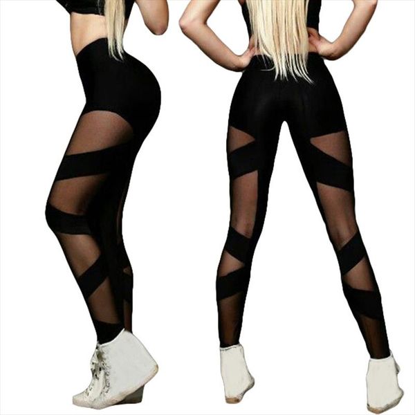 

sexy сетки поножи женщины push up штаны женщины тренировки legins фитнес гетры drop доставка хорошее качество, Black
