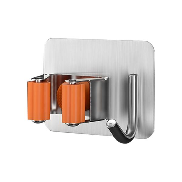 

rack mop broom holder for laundry stainless steel storage organizer wall mounted