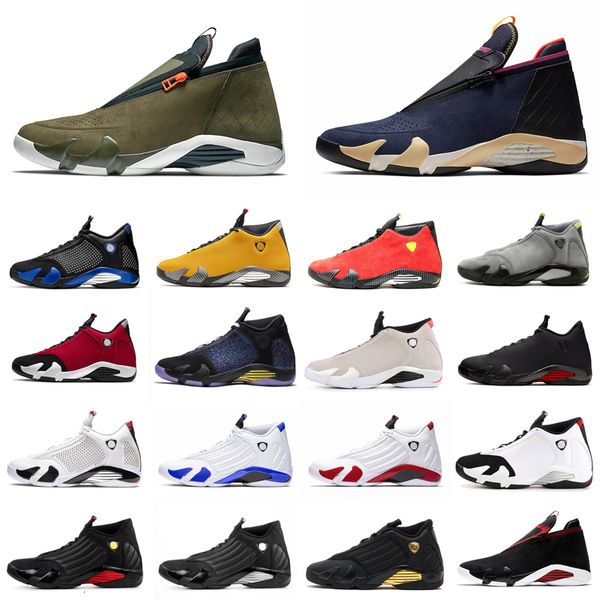 

14 14s men basketball shoes jumpman doernbecher black red toe university gold thunder hyper royal purple mens trainers sports sneakers 7-13