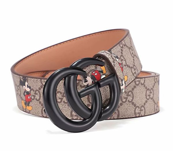 

2020 designer belts designer belt luxury belt mens designer belts women belt big gold buckle snake black leather classic belts with box, Black;brown
