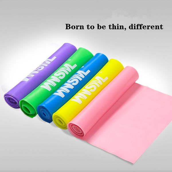 

yoga resistance natural tension elastic band healthy elastic sports exercise fitness latex stretch tension band