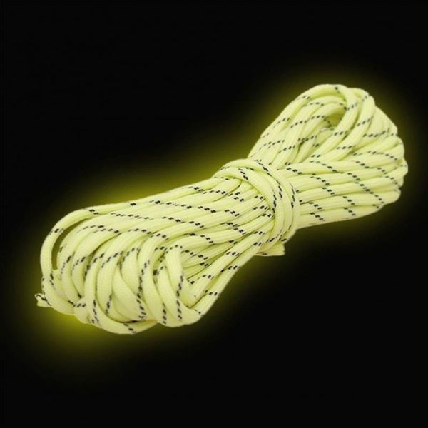 

4m outdoor hunting multi-function outdoor luminous umbrella rope camping equipment survival tool tent hammock fixed rope