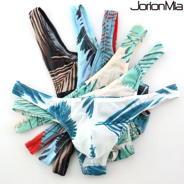 

underpants 4pcs men's briefs bikini underwear u convex ultra-thin transparent ice silk mens large size low waist shorts men y05, Black;white