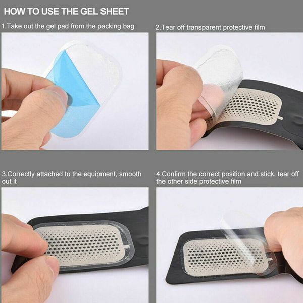 

new 20pcs abs стимулятор гелевые подушечки лист фитнес пояс пояс muscle trainer pad