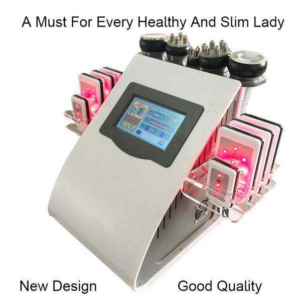 

new model 40k ultrasonic liposuction cavitation 8 pads laser vacuum rf skin care salon spa slimming machine & beauty equipment