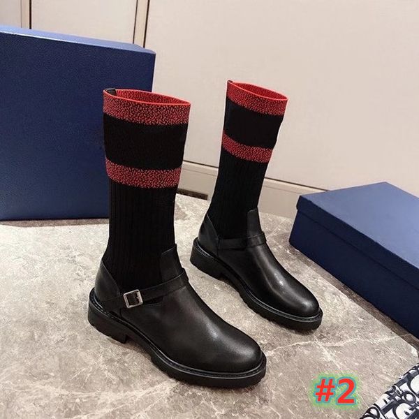 

fashion designer quality and new style original box new womens flat-bottomed round-toed boots short boots martin boots size35-41wit, Black