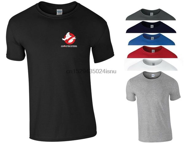 

ghostbusters t shirt pocket classic retro movie funny gift kids children tee top