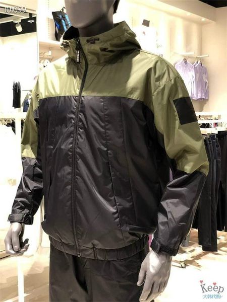 

2020 new spring autumn bomber hooded jacket men casual slim patchwork windbreaker jacket male outwear zipper thin nj4hk53, Black;brown