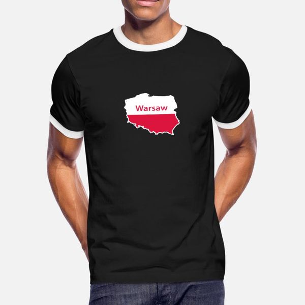 

warsaw poland capital city map warszawa polska t shirt men custom tee shirt crew neck basic solid sunlight basic summer pictures shirt