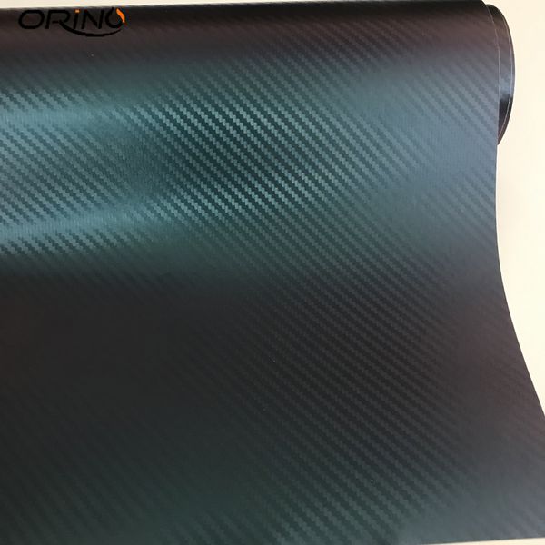 Синяя для Фиолетового Хамелеон Carbon Fiber Vinyl Wrap Ролл с воздуховыпускающими технологиями Полного оклеивания фольги