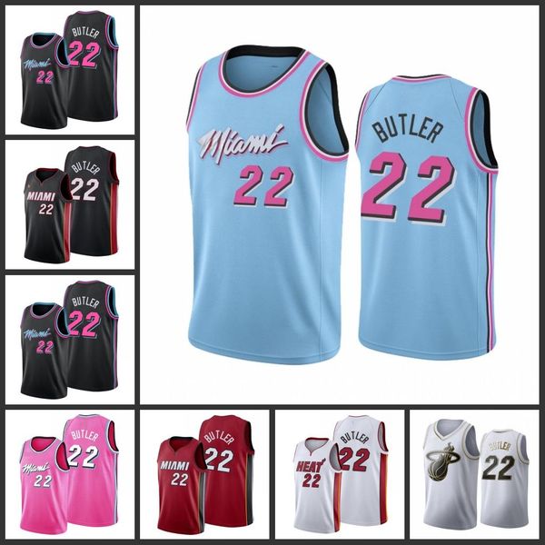 

miami heatjimmy butler men city basketball jersey, Black