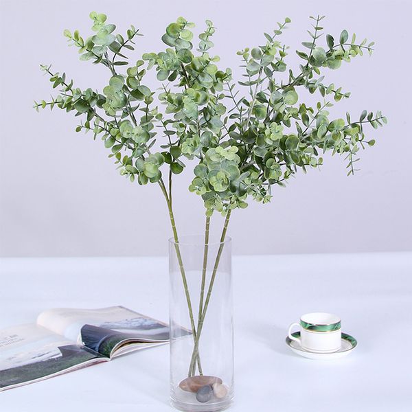 

fake eucalyptus leave home decoration flexible branch artificial plant simple