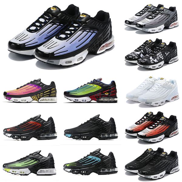 

tn turned men women running shoes tn plus 3 iii hyper violet blue camo parachute black volt mens trainer outdoor sports sneaker