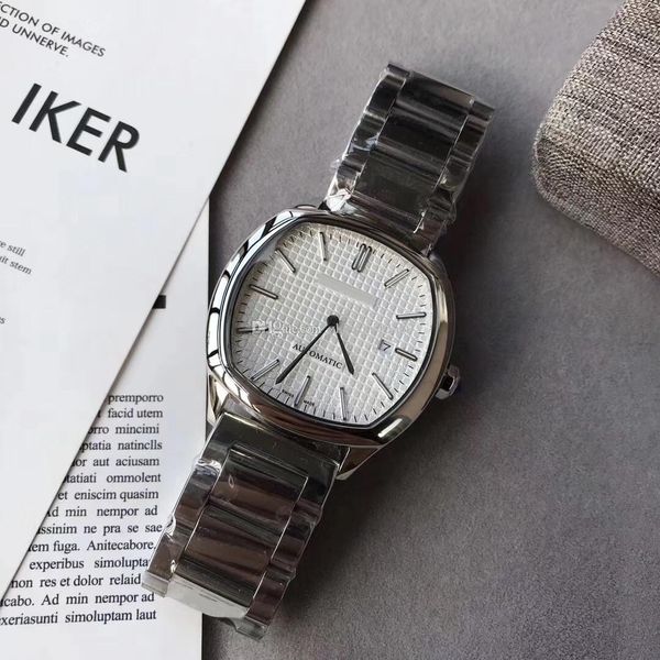 

wholesale 2019 new luxury classic mens watches 44mm dial stainless steel four colors watch miyota automatic movement male watch, Slivery;brown