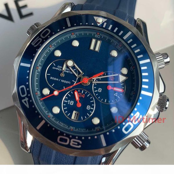 

mens watch mechanical automatic men watches movement 300m diver watch watches folding buckle wristwatches montre de luxe, Slivery;brown