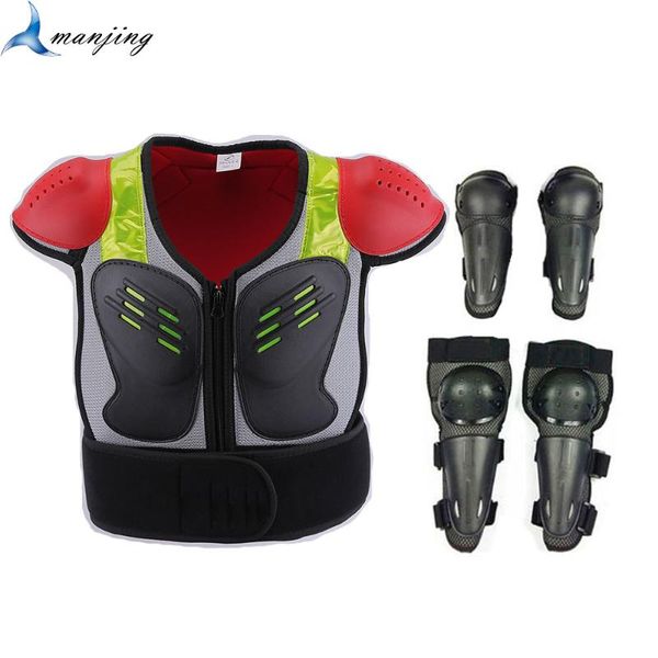 

motorcycle armor age 4-16 years children full body protect waistcoat kids motocross dh atv dirt bike vest armour chest spine back pad