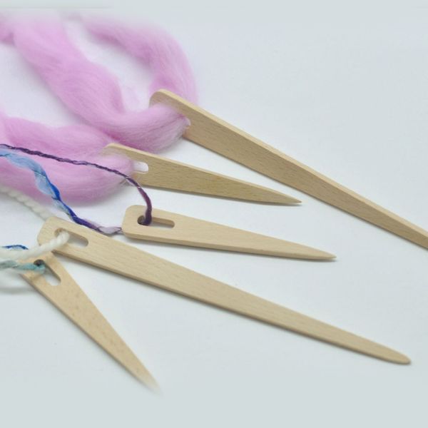 

5шт для loom гобелен деревянный ткачество иглы для штопки diy ремесла многоцелевой