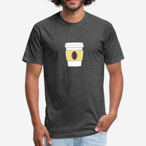 

cup of coffee t shirt men designer 100% cotton round collar cool famous fashion summer letters shirt
