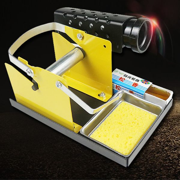 

portable electric soldering iron stand holder metal iron frame multi-function tin wire frame